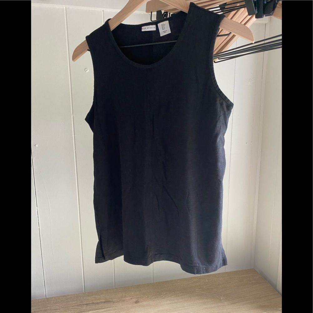 Max Studio Black Tank - Size S